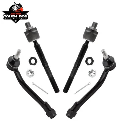 4pcs Front Inner Outer Tie Rods Ends For Hyundai Entourage 2007-2009 - Image 1 of 4