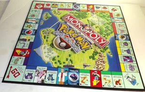 Pokemon Monopoly 1999 Sammler Edition Ersatz Spielbrett nur Teil - sauber - Bild 1 von 7