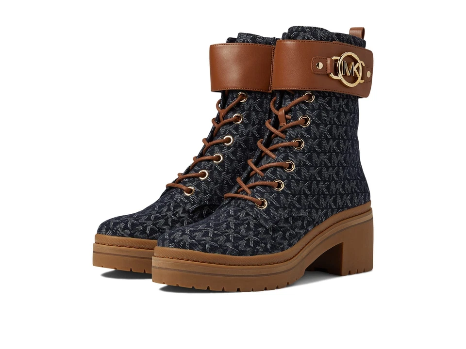 Botín Michael Kors Rory Lug Denim Oscuro Multi 7 M Foto 1 de 1