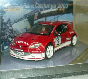 Vitesse 43005, Peugeot 206 WRC, Catalunya Rally, España 2003, lim., 1/43, NUEVO&EN EMBALAJE ORIGINAL - Imagen 1 de 6