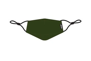 HEADSKINZ - REUSABLE COTTON FACE MASK with PM2.5 CARBON FILTER - MILITARY GREEN - Bild 1 von 3