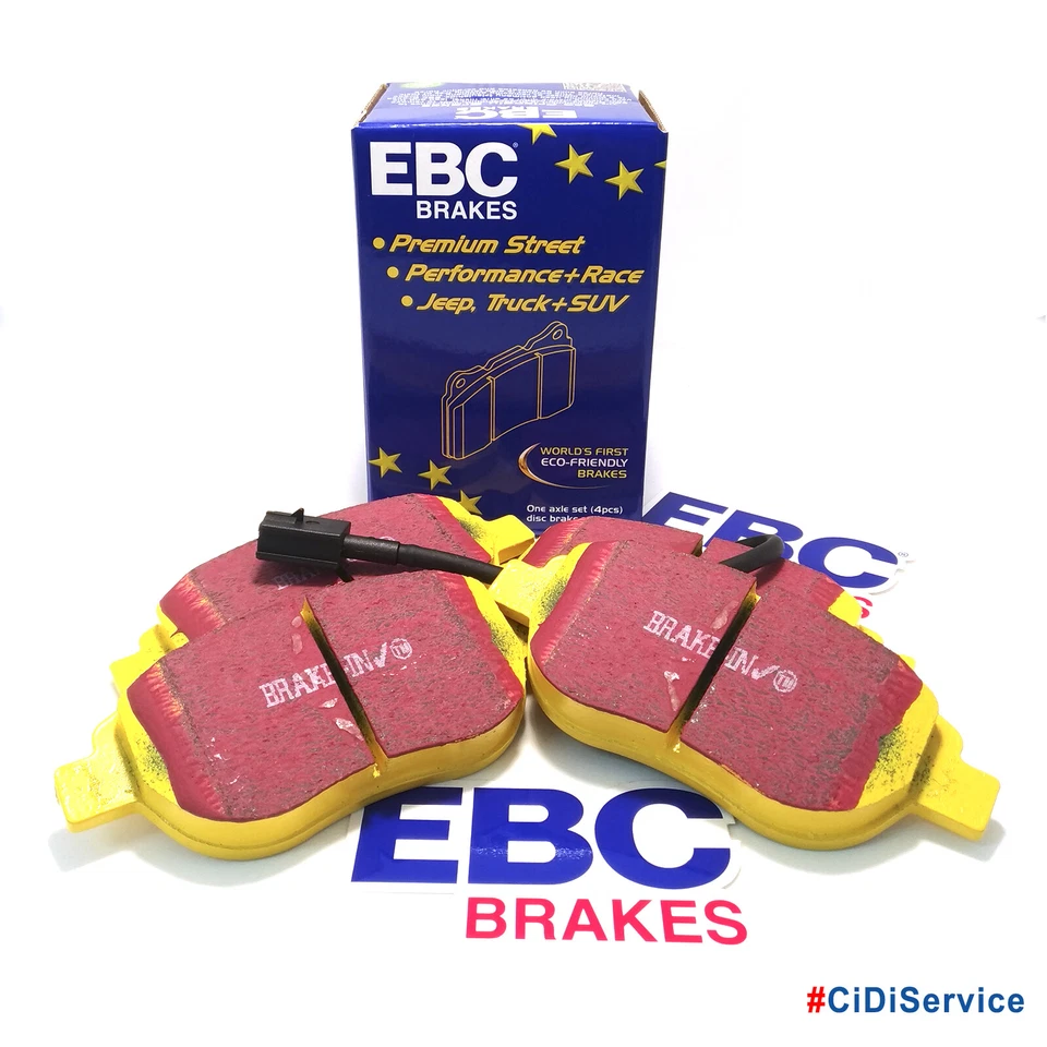 Kit Pastiglie Freno Anteriori Sportive EBC Yellowstuff Fiat 500 Abarth 595/695 - Imagem 1 de 4