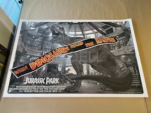 Estampado Estilo Mondo Burgos Spielberg Parque Jurásico Edición Limitada Variante #d/125 - Imagen 1 de 6