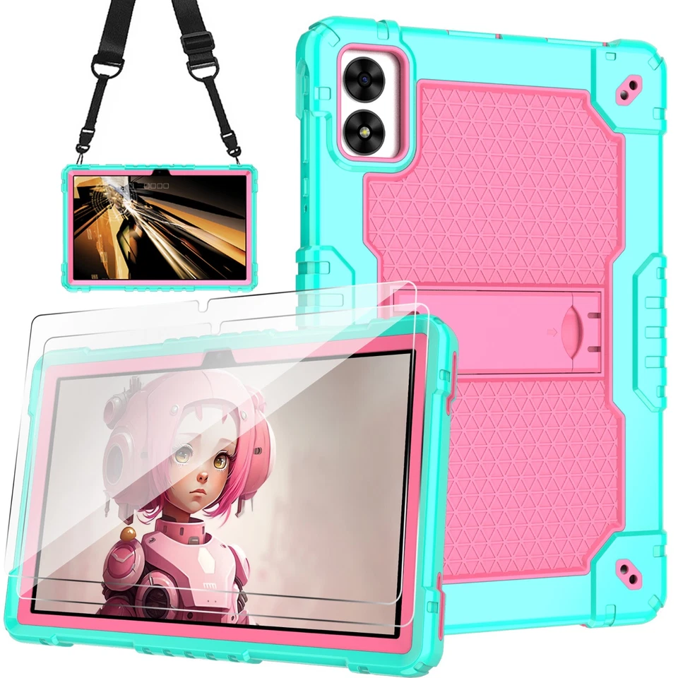 Vortex T10M 10" Tablet Case Shockproof Heavy Duty Cover with Kickstand & Strap - Image 1 of 1