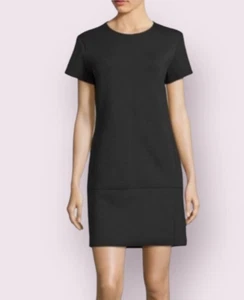 NWT Polo Ralph Lauren Black Short Sleeve Sheath Dress Women's Size 12 Minimalist - Picture 1 of 12