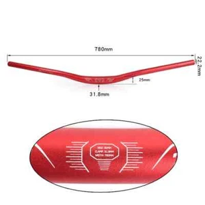 Aluminum Alloy Bicycle Handlebar 31.8*780/720mm MTB Riser Mountain Bike Handle - Picture 1 of 34
