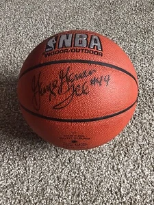 SAN ANTONIO SPURS GEORGE GERVIN AUTOGRAPHED I/O BASKETBALL GREAT COLLECTIBLE - Picture 1 of 1