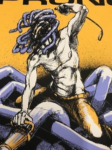 WHITE ZOMBIE PRONG METAL DEREK HESS SCREEN PRINT ROCK POSTER SERIGRAPH OHIO ART - Picture 1 of 6