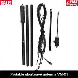 VM-01 5-50MHz Przenośna pionowa teleskopowa antena krótkofalowa do XIEGU G90 X6100 - Zdjęcie 1 z 3