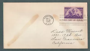 US 898 Coronado Expedition First Day Cover 1940 - Picture 1 of 1