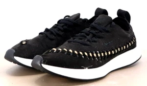 Nike Dualtone Racer Woven Vachetta Women's Running Shoes Size 8.5 Leather Black - Picture 1 of 10