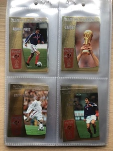 Ein kompletter Satz 49 Coca Cola Sammelkarten Fußball WM 2002 - Bild 1 von 5