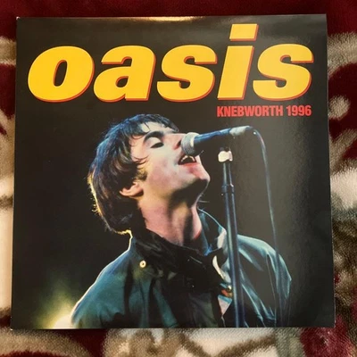 Oasis Knebworth 1996 12" Album 3xLP Vinyl Obi 2021 RKIDLP98 Used FromJapan Japan - Image 1 of 4