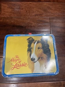 Vintage The Magic of Lassie Metal Lunchbox No Thermos - Picture 1 of 8
