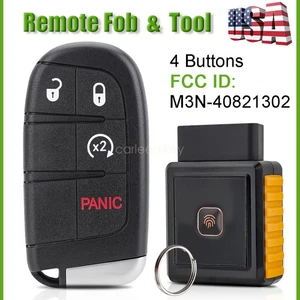 Remote Car Key Fob 4B + Programmer For Dodge Journey 2011 2012 2013 2014 - 2017 - Picture 1 of 9
