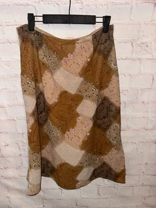 Vero Moda Rock Tira Trend braun gemustert Herbsttöne Grösse L - Bild 1 von 6