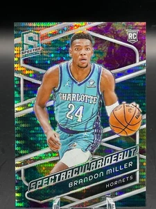 Spectra Spectacular Debut Celestial Prizm 070/125 Brandon Miller Rookie 2023-24 - Imagen 1 de 6
