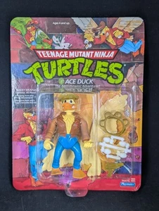 Modellino Ace Duck Teenage Mutant Ninja Turtles TMNT 1989 Playmates NUOVO MOSC SIGILLATO - Foto 1 di 11