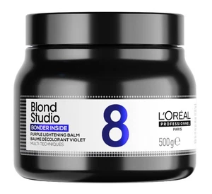 Bálsamo aclarador púrpura Loreal Blond Studio 500 g - Imagen 1 de 1