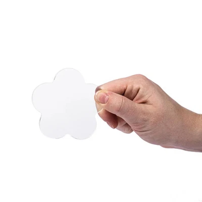 Scalloped Flower Edge Acrylic Styling Prop Block 8cm/3.1" For Photography & F... - image 1 of 4