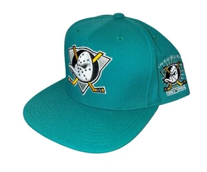 Anaheim Mighty Ducks Inaugural Season Patch Mitchell & Ness Fitted Hat 7 5/8 NHL - Picture 1 of 11