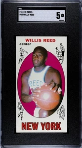 1969-70 Topps - Willis Reed #60 - Set Break No PSA SGC 5 mal graduado - Imagen 1 de 3