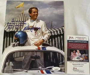 Dean Jones d.2015 Signed Autographed 8x10 Herbie The Love Bug Photo w/ JSA COA - Picture 1 of 4