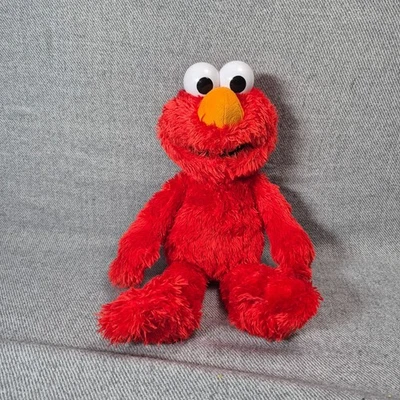 ПЛЮШЕВЫЙ малыш Улица Сезам ЩЕКОЧЕТ МЕНЯ ELMO смех говорить 14» Hasbro C0923 хихиканье - Изображение 1 из 4