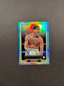 2024 Topps Chrome Boxing Ryan Garcia Aqua Refractor 025/150 BJMY - Picture 1 of 3
