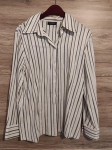 Damen Bluse, Sixth Sense, Größe 42, Weiß/grau, sehr guter Zustand - Bild 1 von 5