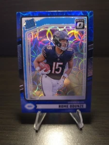 Mira telescópica azul óptica Panini Donruss 2024 Prizm Rome Odunze #286 - Imagen 1 de 2