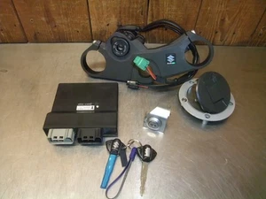Suzuki GSXR 1000 K7-8 2007-8 LockSet, 2 Keys Fit All VGC #272 - Picture 1 of 12