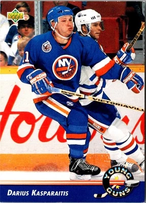 1992 Upper Deck Darius Kasparaitis #563 New York Islanders Hockey Card - Image 1 of 2