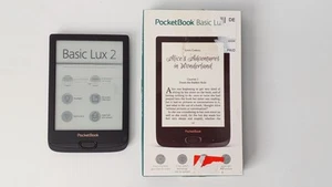 PocketBook Basic Lux 2 PB616W ZEPSUTY EKRAN TYLKO NA CZĘŚCI USZKODZONY - Zdjęcie 1 z 4