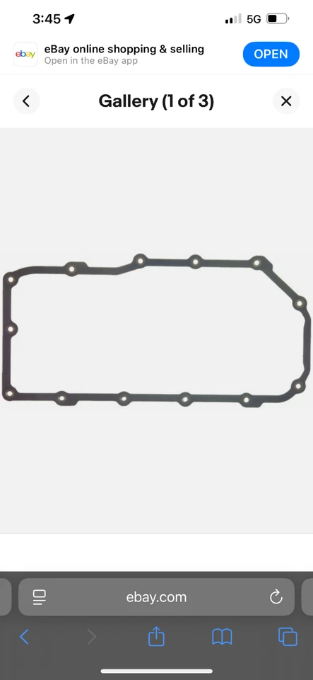 Fel-Pro Oil Pan Gasket 95-05 Chrysler Dodge Avenger Breeze 2.0L DOHC SOHC 16v - Image 1 of 2