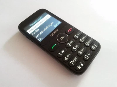 ALCATEL 2019G NEUW.-GRAU-2,4"-EXTRAS-KEIN SIMLOCK-RECHNUNG-DHL VERSAND - Bild 1 von 4