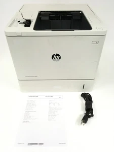 HP LaserJet Enterprise M608 Printer 1536MB W/ Duplex, 554.6K Pages WORKS No LCD - Picture 1 of 13