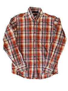 Wrangler Western Shirt Youth Boys XL Plaid Cowboy Rodeo George Strait - Picture 1 of 5