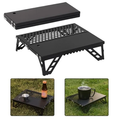 Table pliante extérieure légère en aluminium portable camping pique-nique tab - Photo 1/4