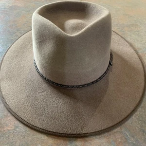 Akubra Cattleman Hat Mens 52 Imperial Quality Pure Fur Felt Australia-Made Brown - Picture 1 of 13