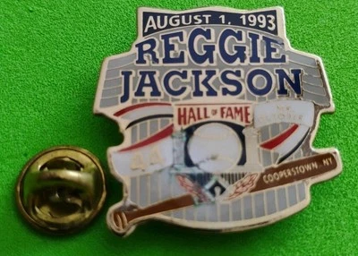 National Baseball HOF Inductees 1993 Reggie Jackson Mr. October MLB Pin - Image 1 of 4