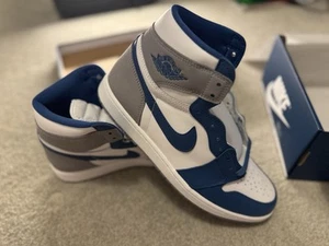Nike Air Jordan 1 Retro High OG True Blue/Cement Grey UK10,5 US11,5 DZ5485 410 - Bild 1 von 9