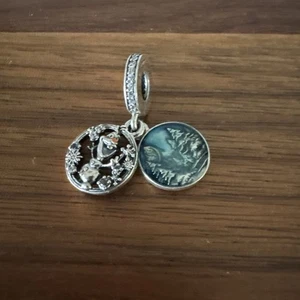 Authentic Pandora Disney Frozen Snow Olaf Sterling 925 Dangle Charm 799638C01 - Picture 1 of 7