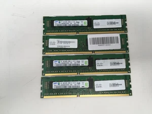 Samsung 16GB-4GBx4 1Rx4 PC3L-10600R-09-11-C2-D3 ECC REG RAM M393B5270DH0-YH9 - Picture 1 of 12