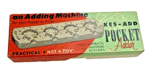 Kes-Add Pocket Calculator Adder Subtracts Multiplies and Divi Vintage - Picture 1 of 4