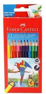Faber Castell Triangular Colour Pencils - Pack of 12 (Assorted) - Picture 1 of 3