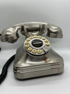 Pottery Barn teléfono adolescente gran aspecto vintage retro mesa con botones Foto 1 de 4