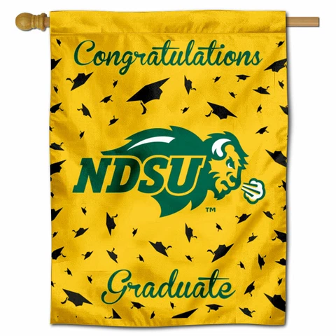 North Dakota State University Graduation Gift Decorative Flag Cover