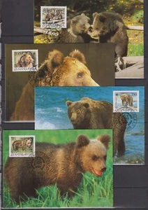 F2011 Jugoslavia 1988 - Maxicards - Dieren/Animals/Tiere , bear - WWF - Picture 1 of 1