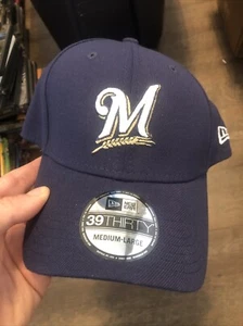 New Era Milwaukee Brewers MLB Team Classic 39THIRTY Medium/Large Hat Cap NWT - Picture 1 of 2